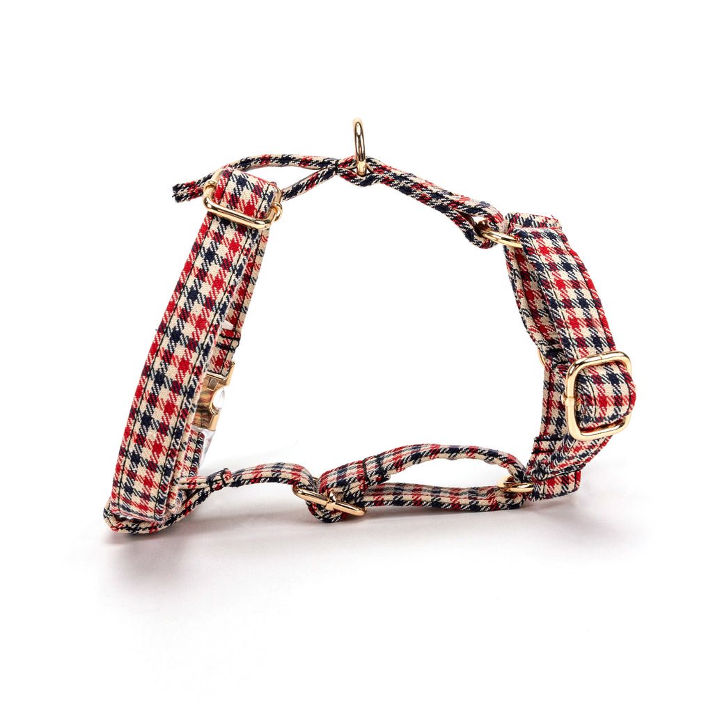 100% Cotton Adjustable No Pull Dog Harness  Shepherd Two Tone MAIN