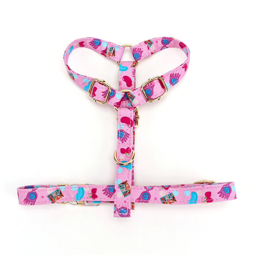 100% Cotton Adjustable No Pull Dog Harness   Luna Lovegood bottom