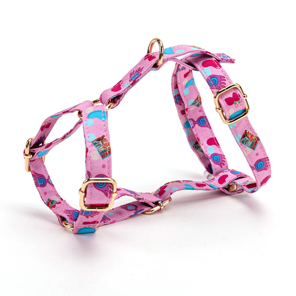 100% Cotton Adjustable No Pull Dog Harness   Luna Lovegood side