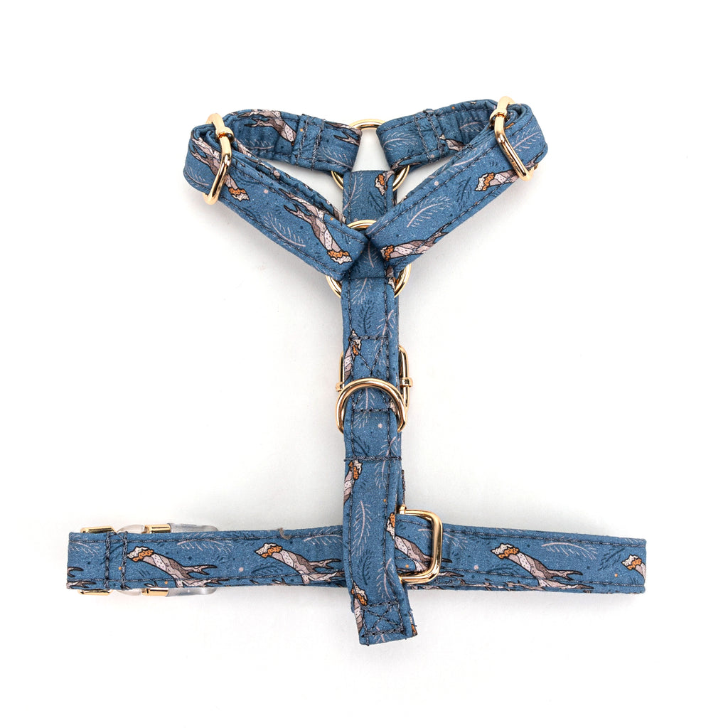 100% Cotton Adjustable No Pull Dog Harness Lumber Jack BOTTOM