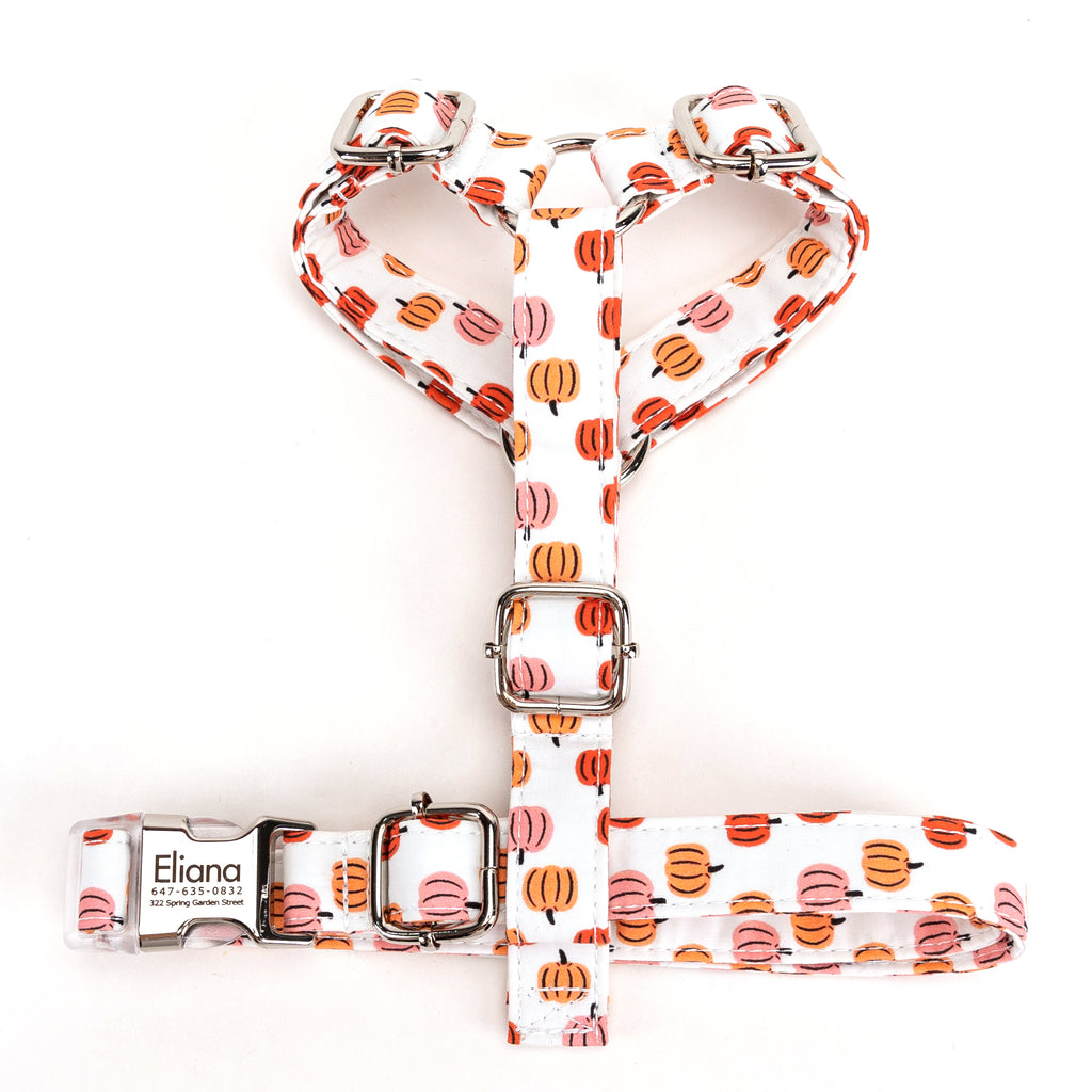 100% Cotton Adjustable No Pull Dog Harness   Love Halloween top