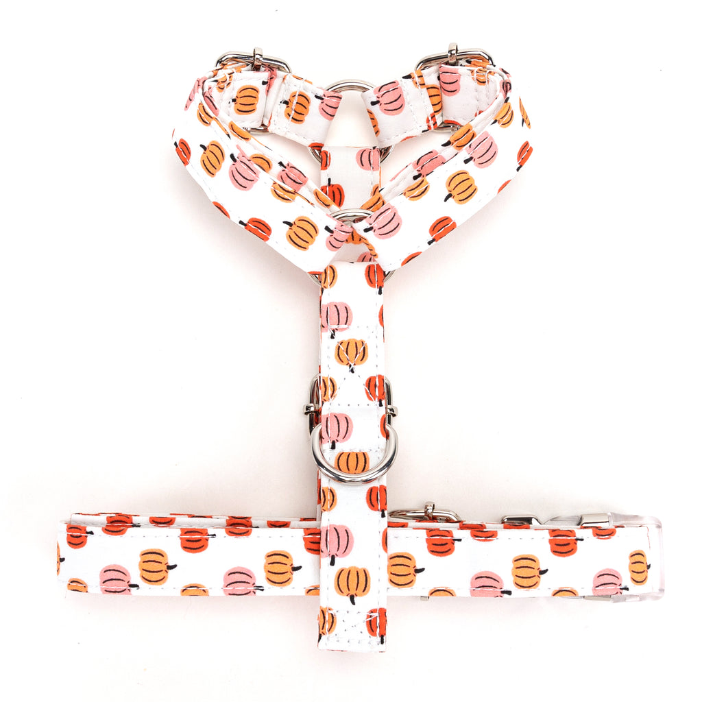 100% Cotton Adjustable No Pull Dog Harness   Love Halloween bottom