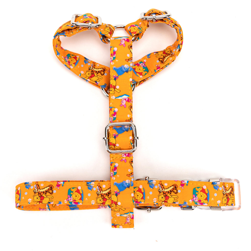 100% Cotton Adjustable No Pull Dog Harness Winnie the Pooh bottom