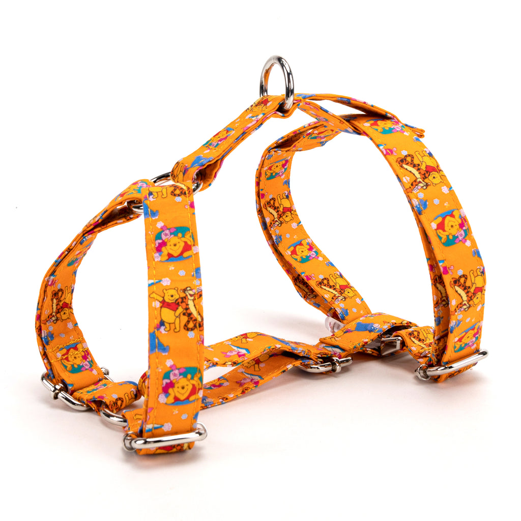 100% Cotton Adjustable No Pull Dog Harness Winnie the Pooh side