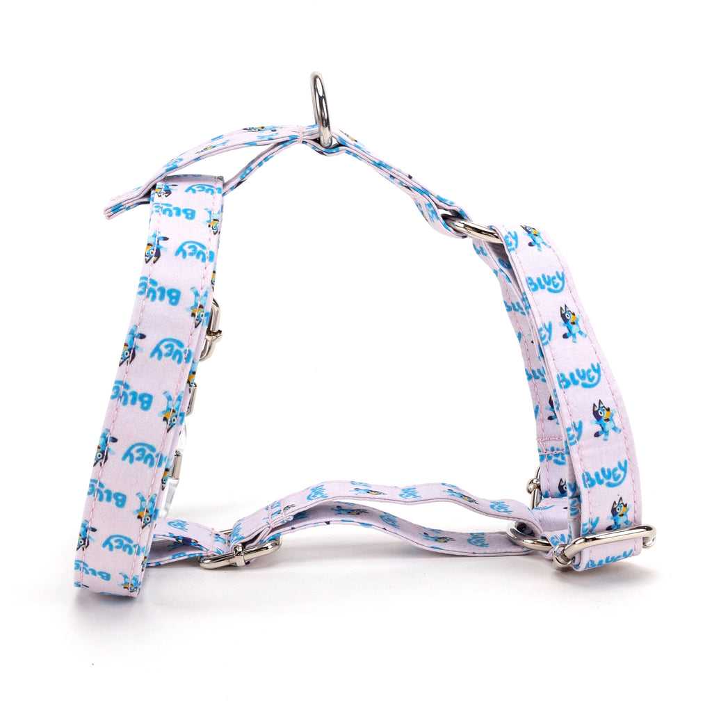 100% Cotton Adjustable No Pull Dog Harness Bluey MAIN