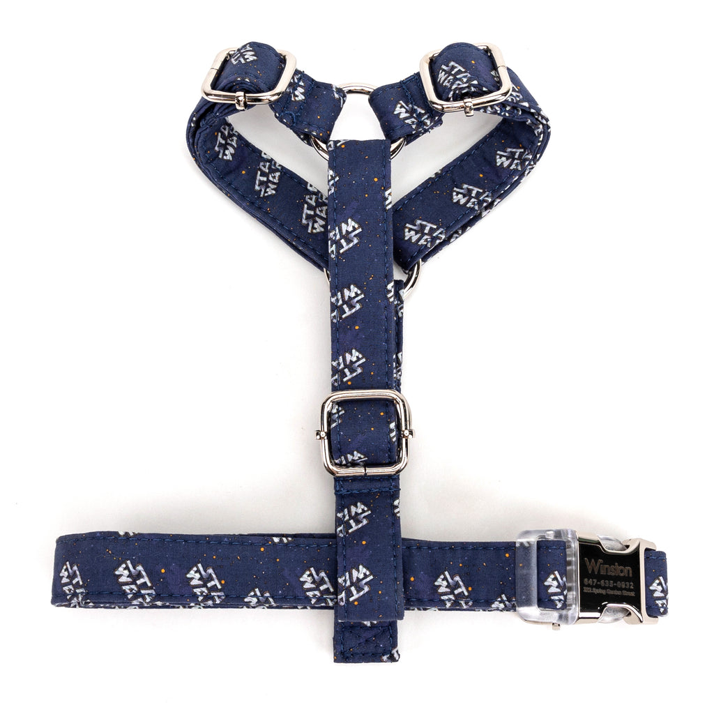 100% Cotton Adjustable No Pull Dog Harness Star Wars BOTTOM