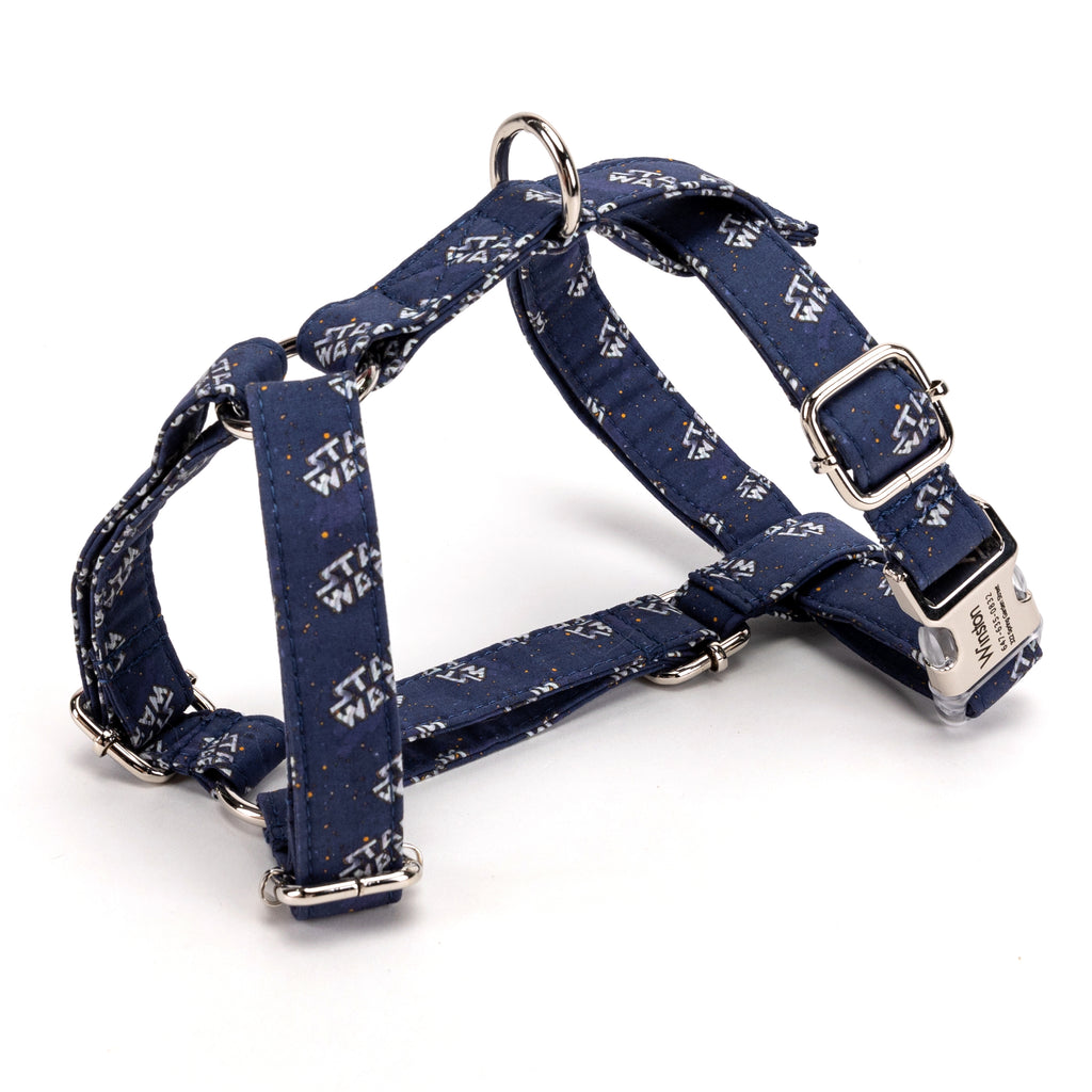 100% Cotton Adjustable No Pull Dog Harness Star Wars SIDE