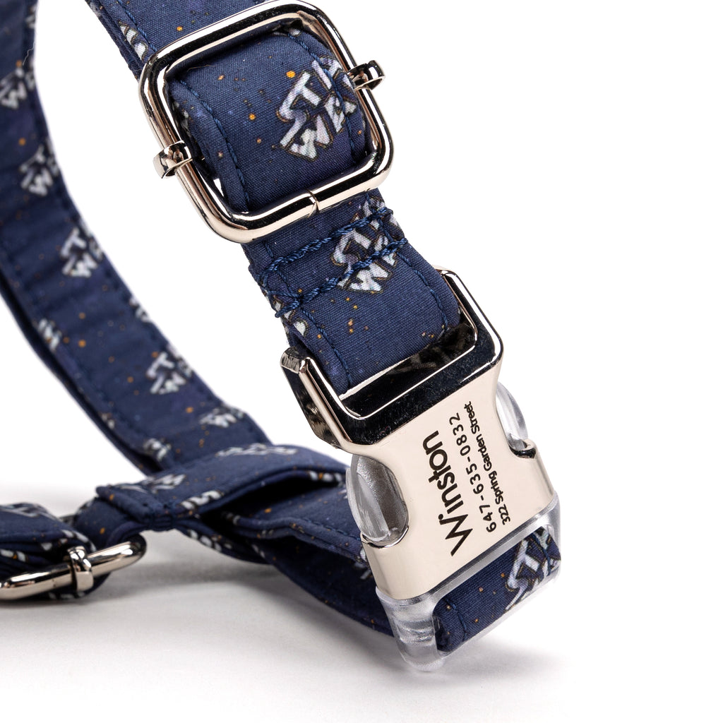 100% Cotton Adjustable No Pull Dog Harness Star Wars BUCKLE