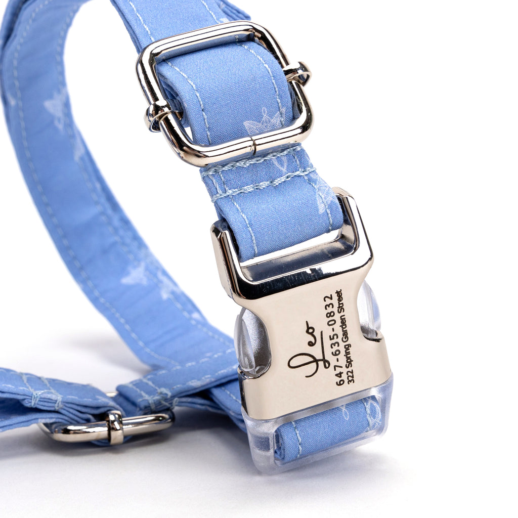 100% Cotton Adjustable No Pull Dog Harness Arwin Evenstar LOTR BUCKLE