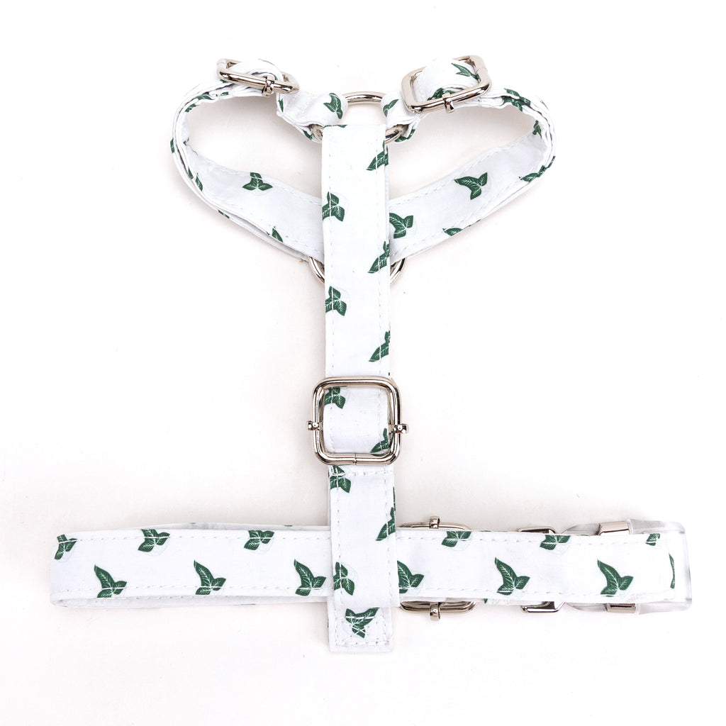 100% Cotton Adjustable No Pull Dog Harness Elven Leaf LOTR BOTTOM