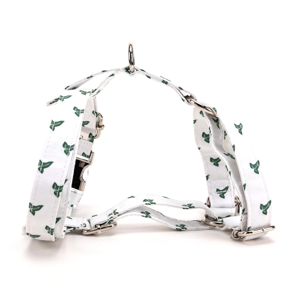 100% Cotton Adjustable No Pull Dog Harness Elven Leaf LOTR MAIN