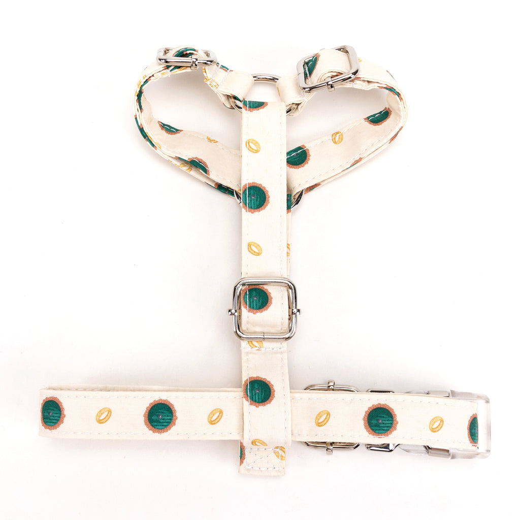 100% Cotton Adjustable No Pull Dog Harness The Hobbit LOTR BOTTOM