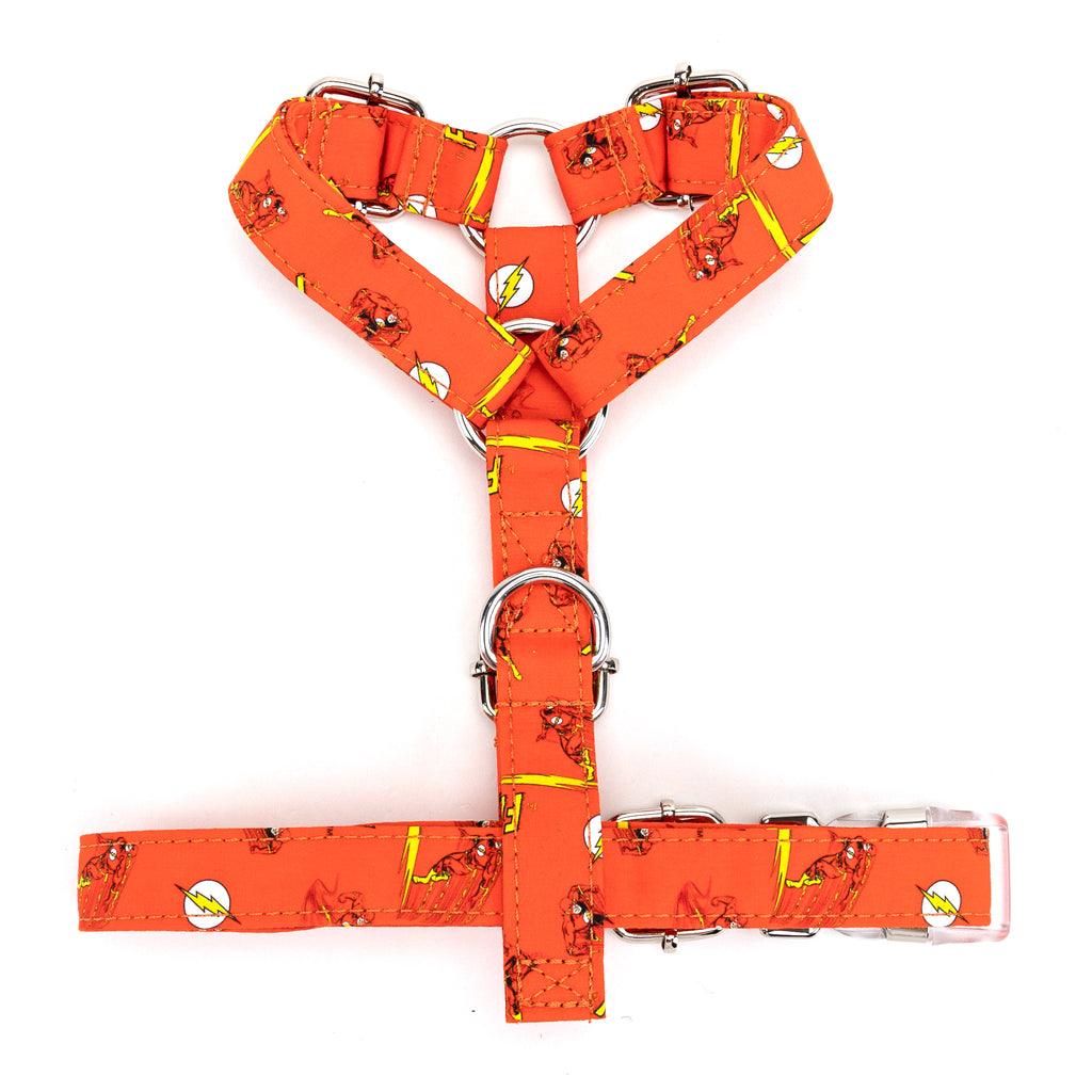 100% Cotton Adjustable No Pull Dog Harness The Flash BOTTOM