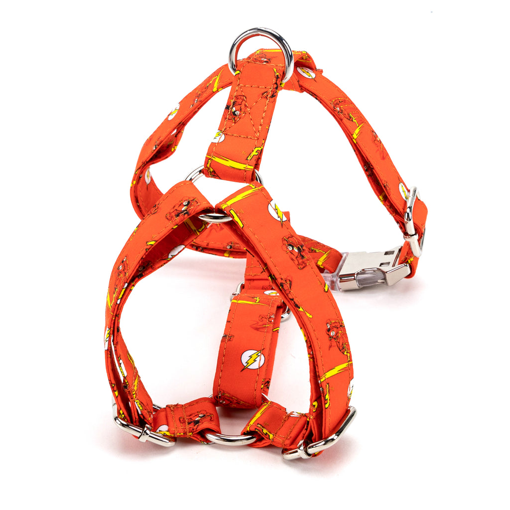 100% Cotton Adjustable No Pull Dog Harness The Flash BACK