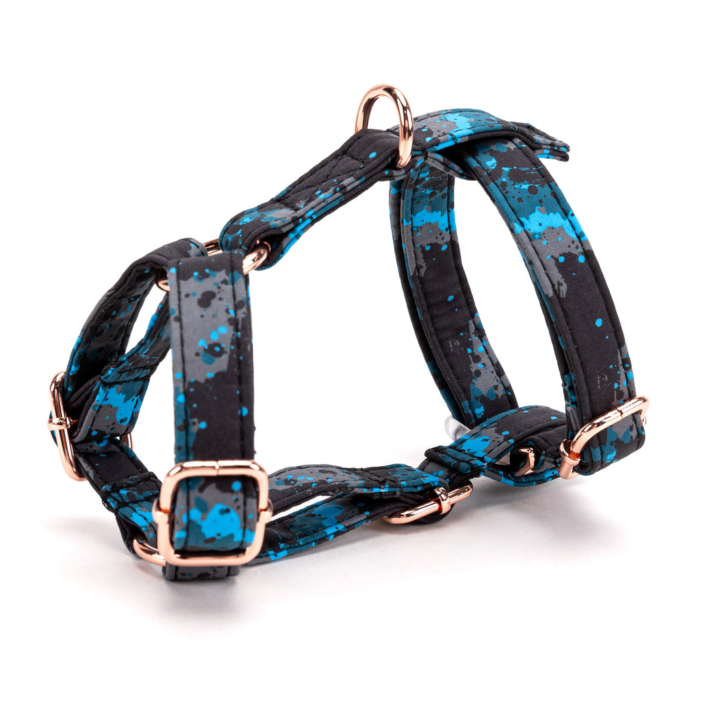 100% Cotton Adjustable No Pull Dog Harness Camouflage side