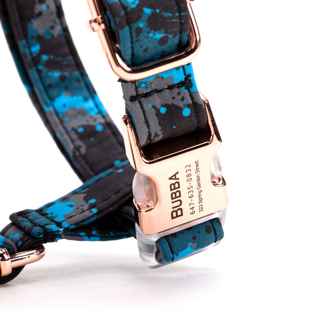 100% Cotton Adjustable No Pull Dog Harness Camouflage buckle