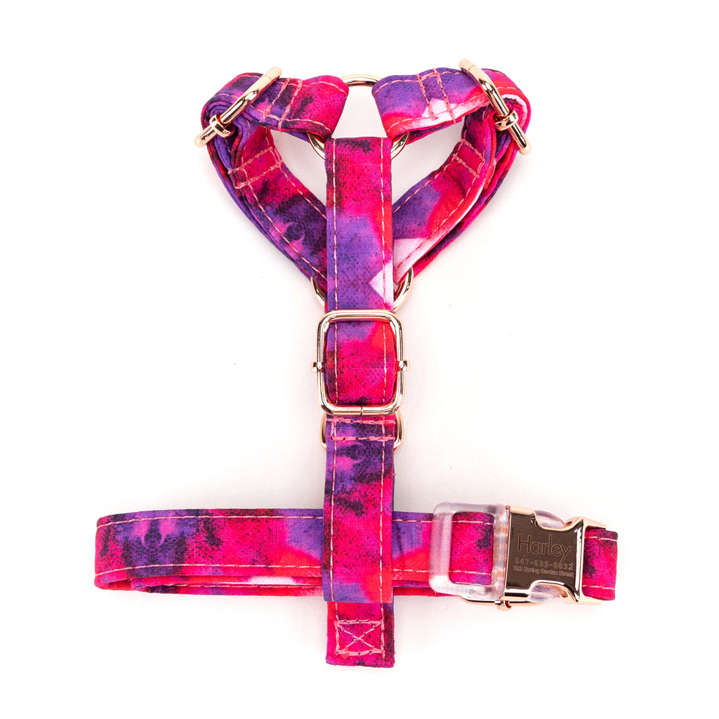 100% Cotton Adjustable No Pull Dog Harness Galaxy top