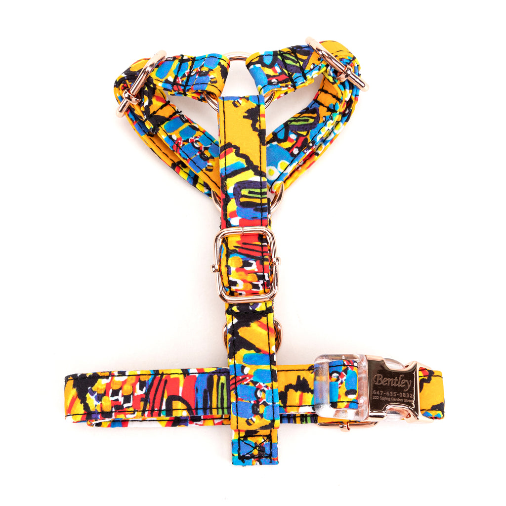 100% Cotton Adjustable No Pull Dog Harness Countryside Life top