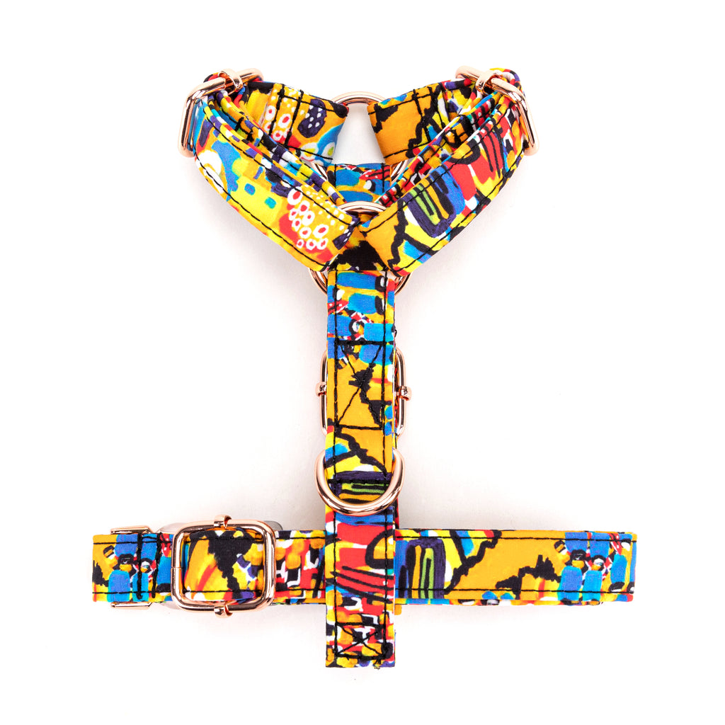 100% Cotton Adjustable No Pull Dog Harness Countryside Life bottom