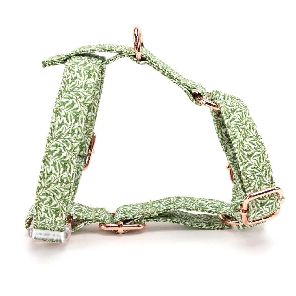 100% Cotton Adjustable No Pull Dog Harness Willow Bough main
