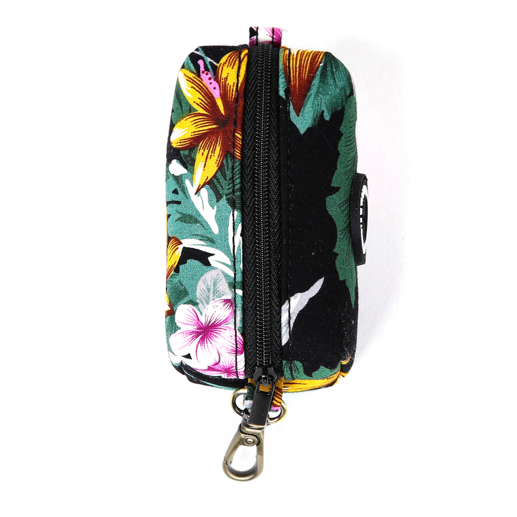 100% Cotton Dog Poop Bag Holder Brass Tropical Night top