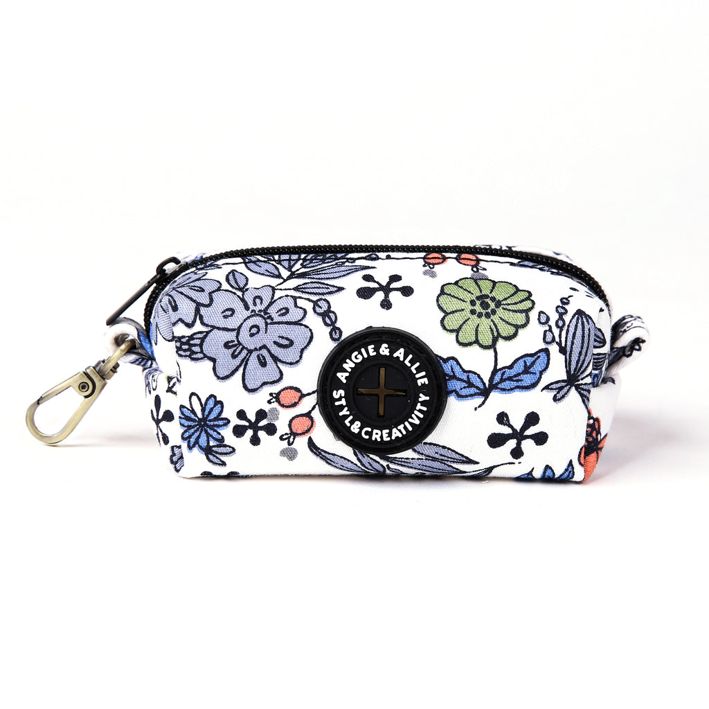 100% Cotton Dog Poop Bag Holder Brass Spring Valley front