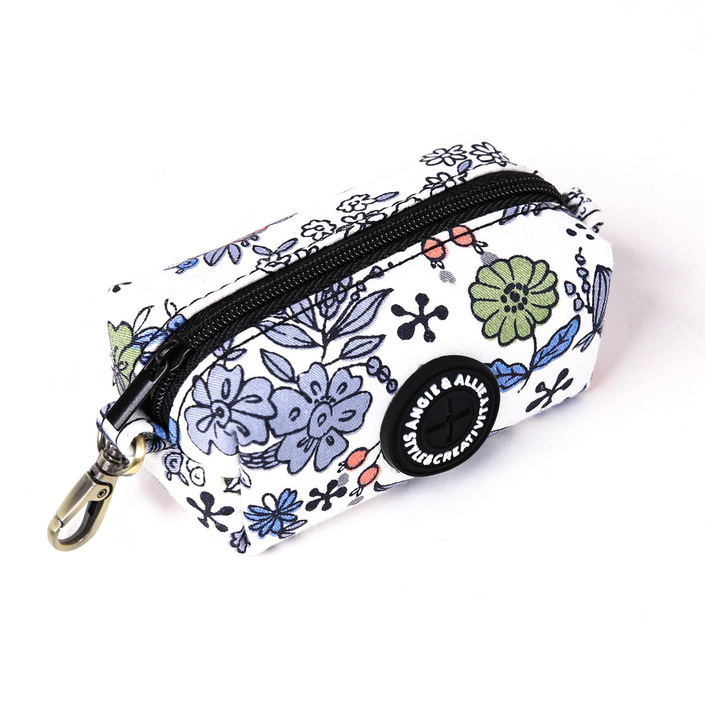 100% Cotton Dog Poop Bag Holder Brass Spring Valley side