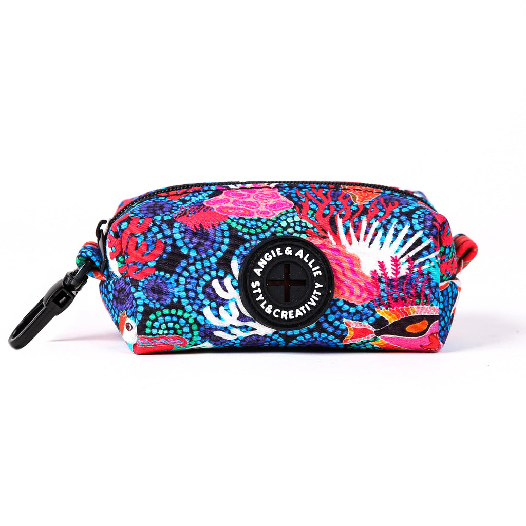 100% Cotton Dog Poop Bag Holder Black Seaworld main