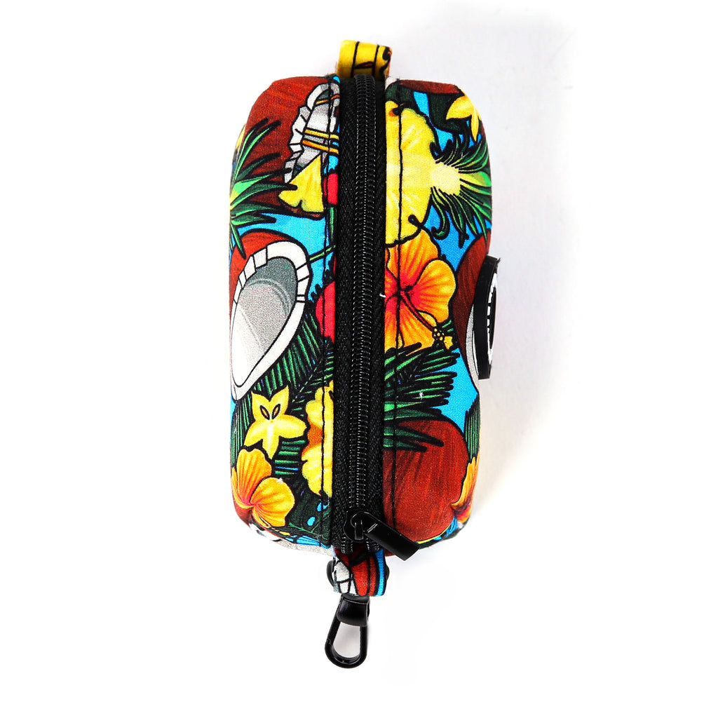 100% Cotton Dog Poop Bag Holder Black Coconuts top
