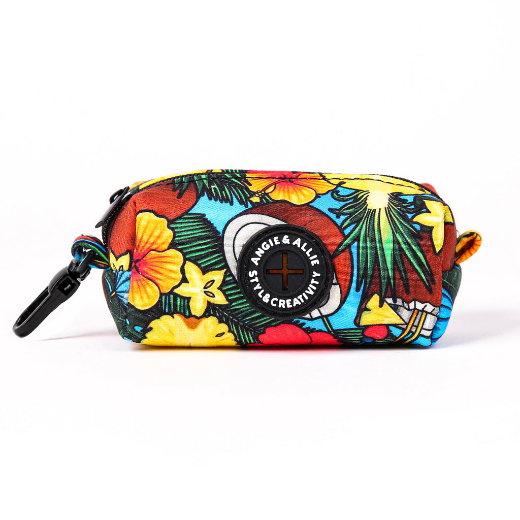 100% Cotton Dog Poop Bag Holder Black Coconuts main