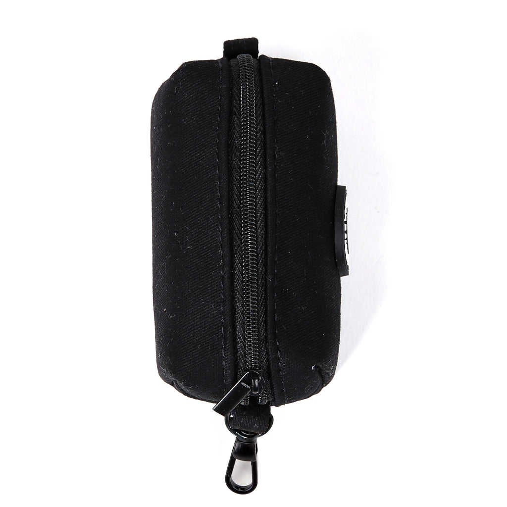 100% Cotton Dog Poop Bag Holder Black top