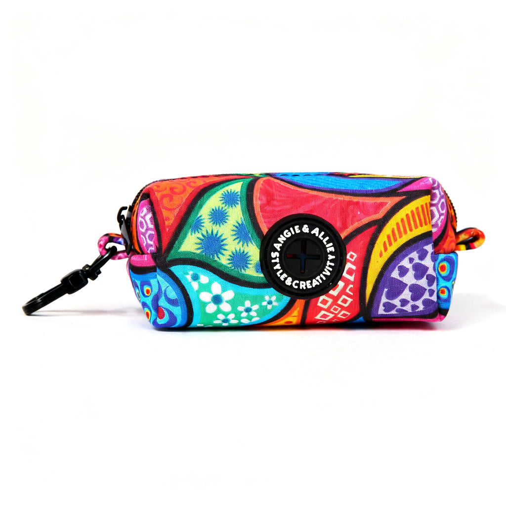 100% Cotton Dog Poop Bag Holder Black Dream Fantasy main