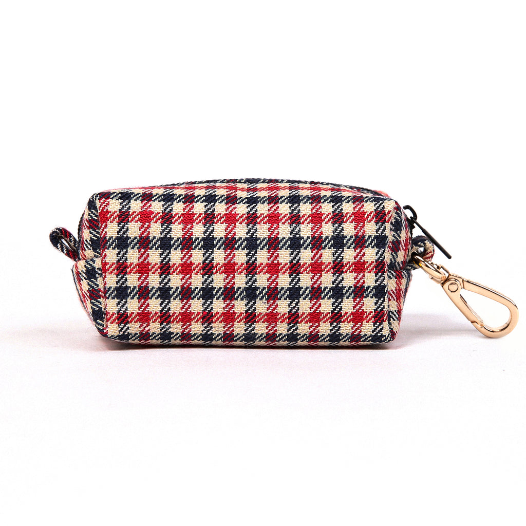 100% Cotton Dog Poop Bag Holder Gold Shepherd two Tone back