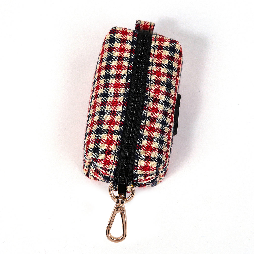 100% Cotton Dog Poop Bag Holder Gold Shepherd two Tone top