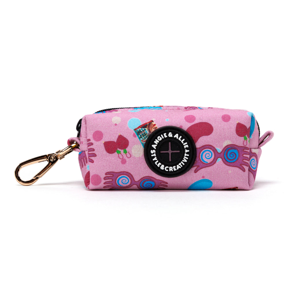 100% Cotton Dog Poop Bag Holder Gold luna lovegood main