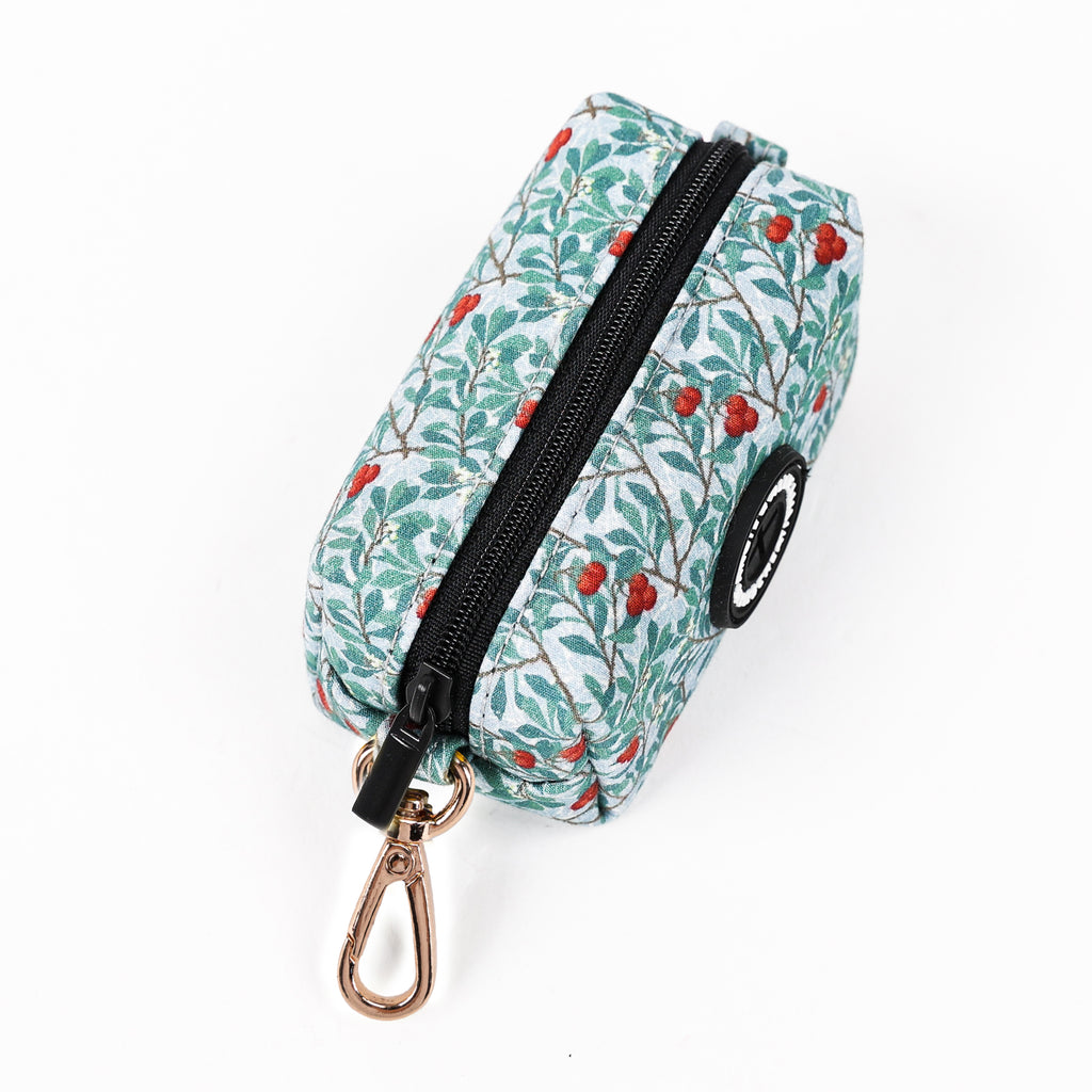 100% Cotton Dog Poop Bag Holder Gold Arbutus top