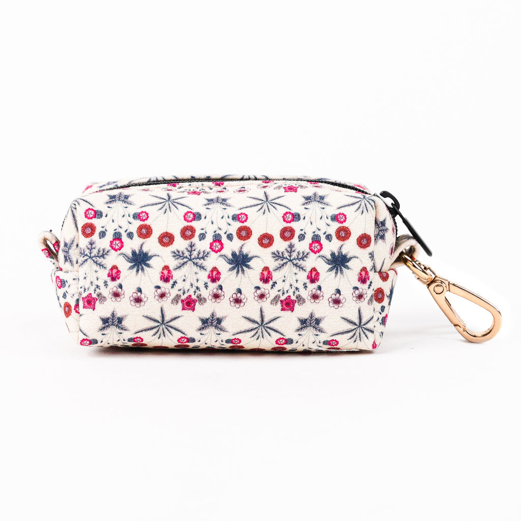 100% Cotton Dog Poop Bag Holder Gold Daisy back