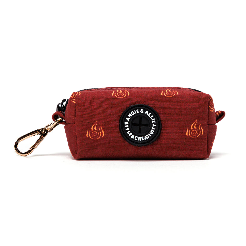 100% Cotton Dog Poop Bag Holder Gold Avatar Fire Nation main
