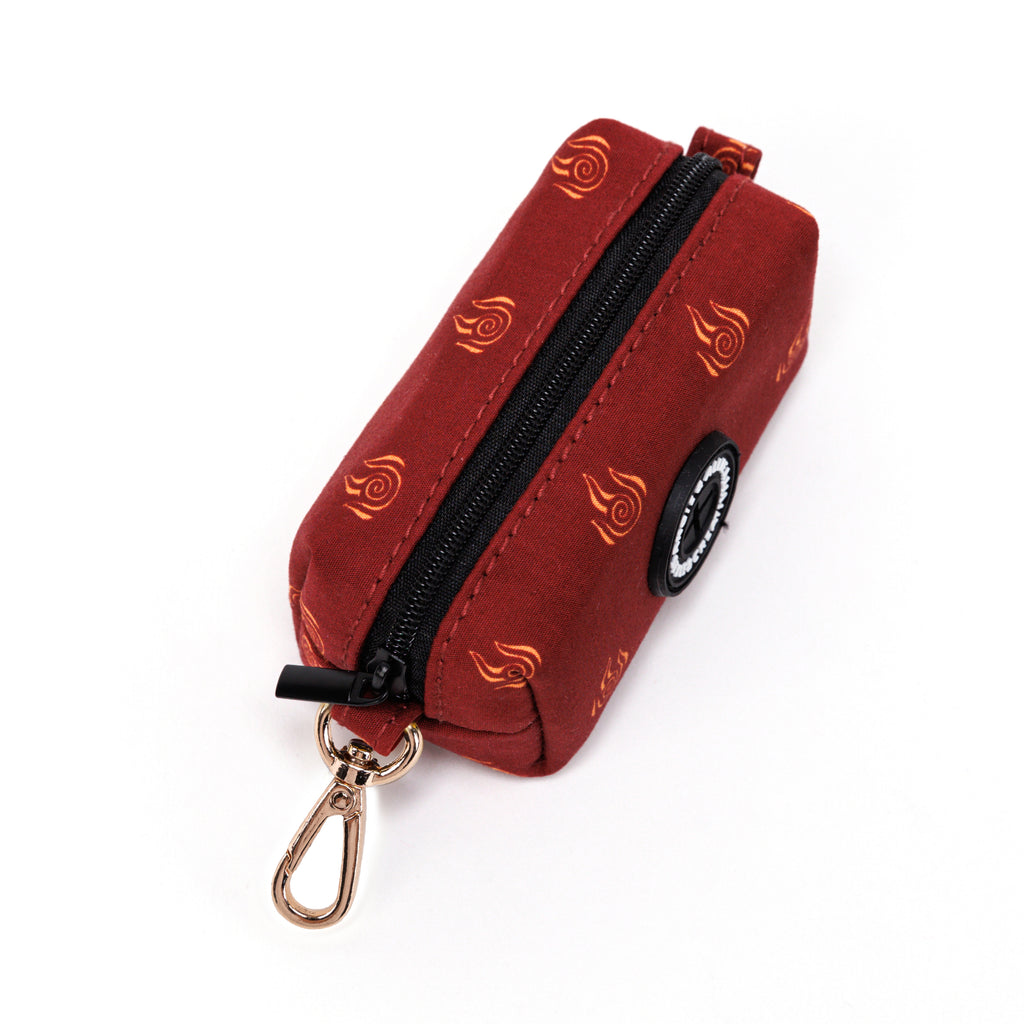 100% Cotton Dog Poop Bag Holder Gold Avatar Fire Nation top