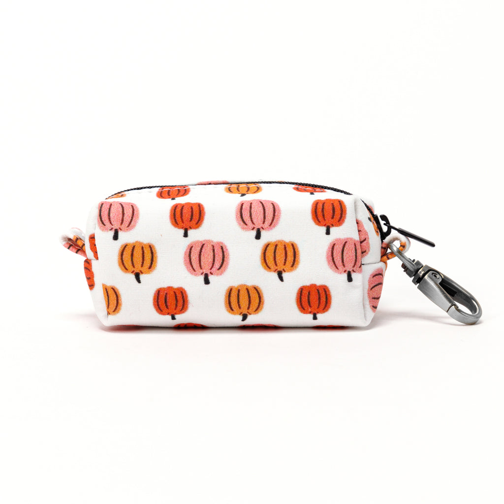 100% Cotton Dog Poop Bag Holder Silver   Love Halloween back