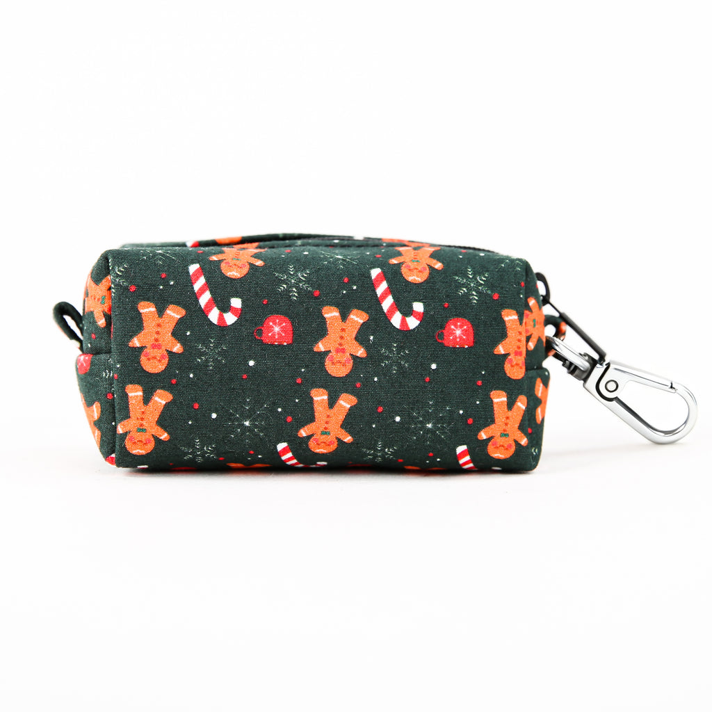 100% Cotton Dog Poop Bag Holder Silver Wishes Bear back