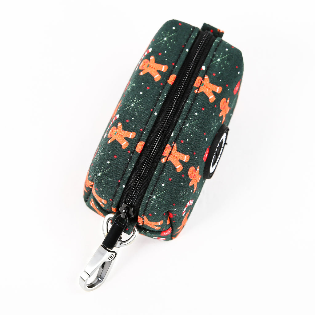 100% Cotton Dog Poop Bag Holder Silver Wishes Bear top