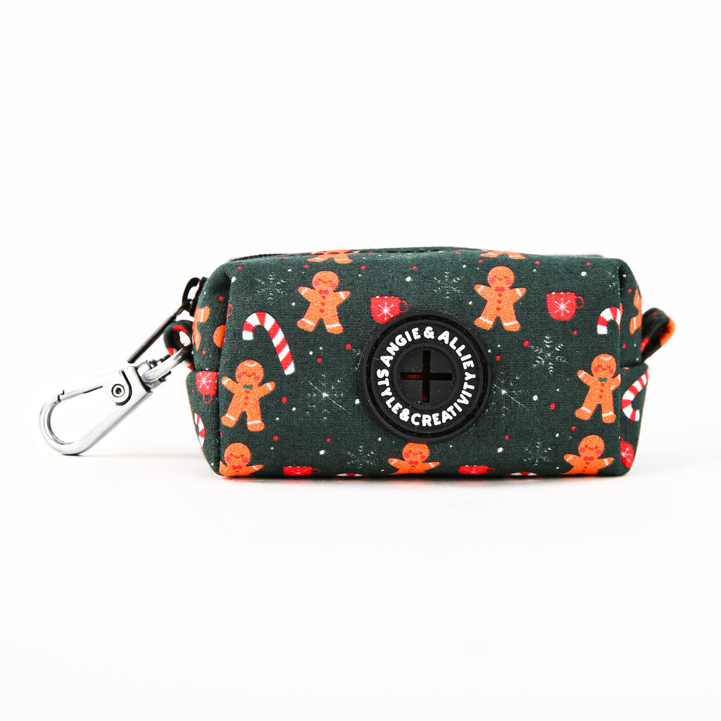 100% Cotton Dog Poop Bag Holder Silver Wishes Bear main