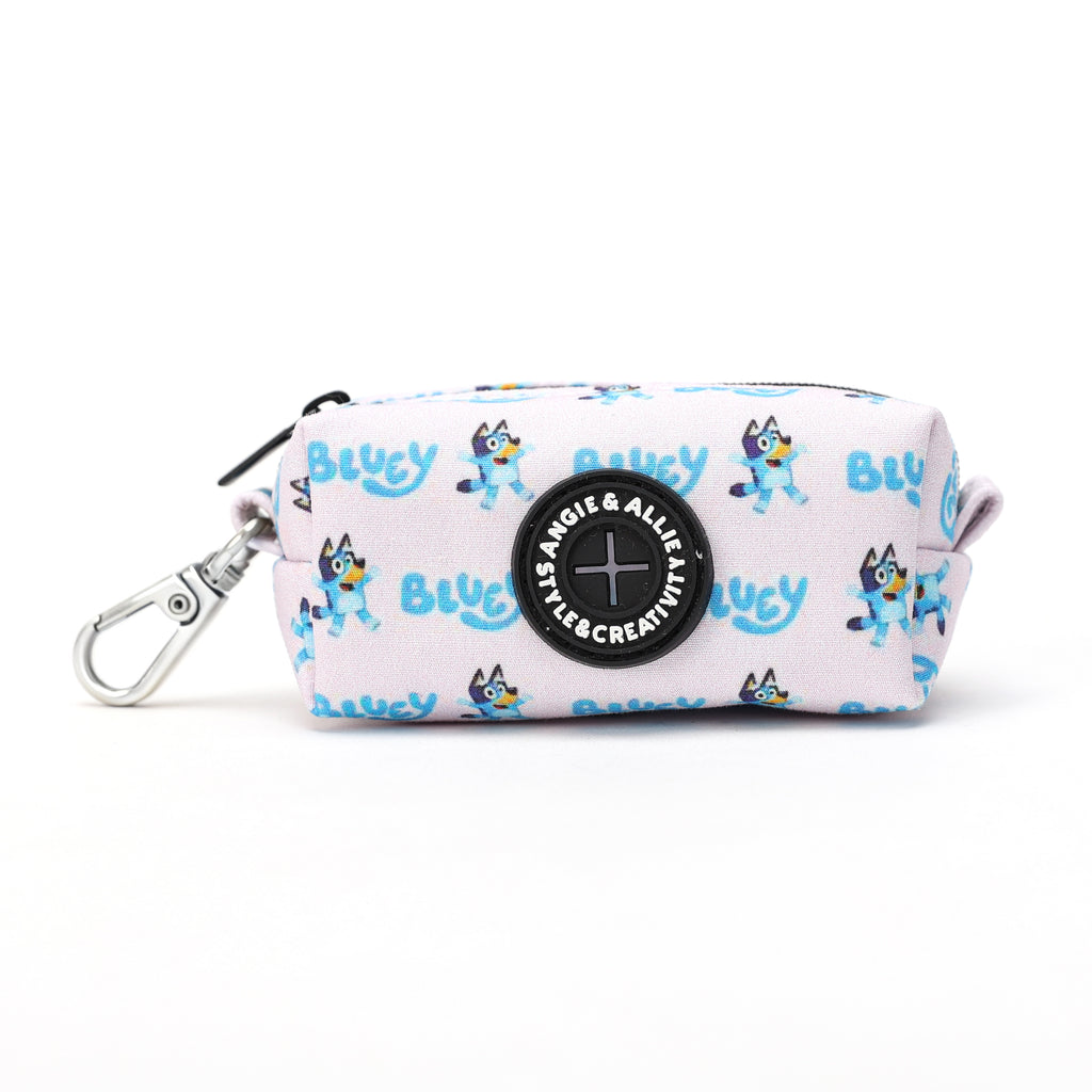 100% Cotton Dog Poop Bag Holder Silver  Bluey main