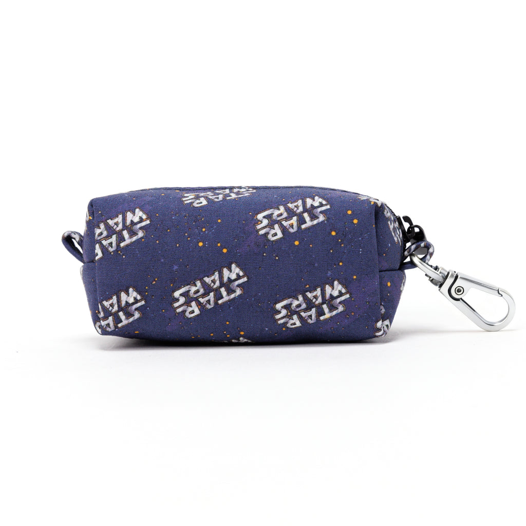 100% Cotton Dog Poop Bag Holder Silver Star Wars back
