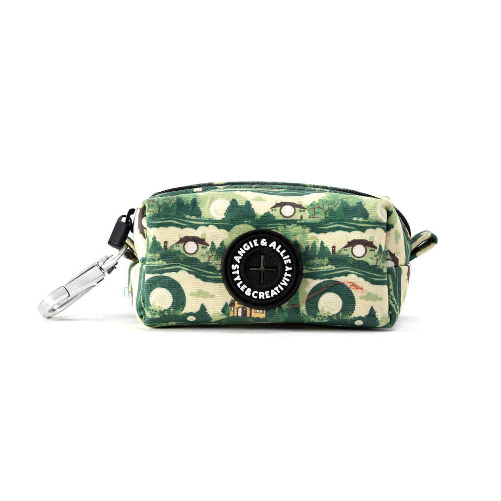 100% Cotton Dog Poop Bag Holder Silver   The Shire LOTR main