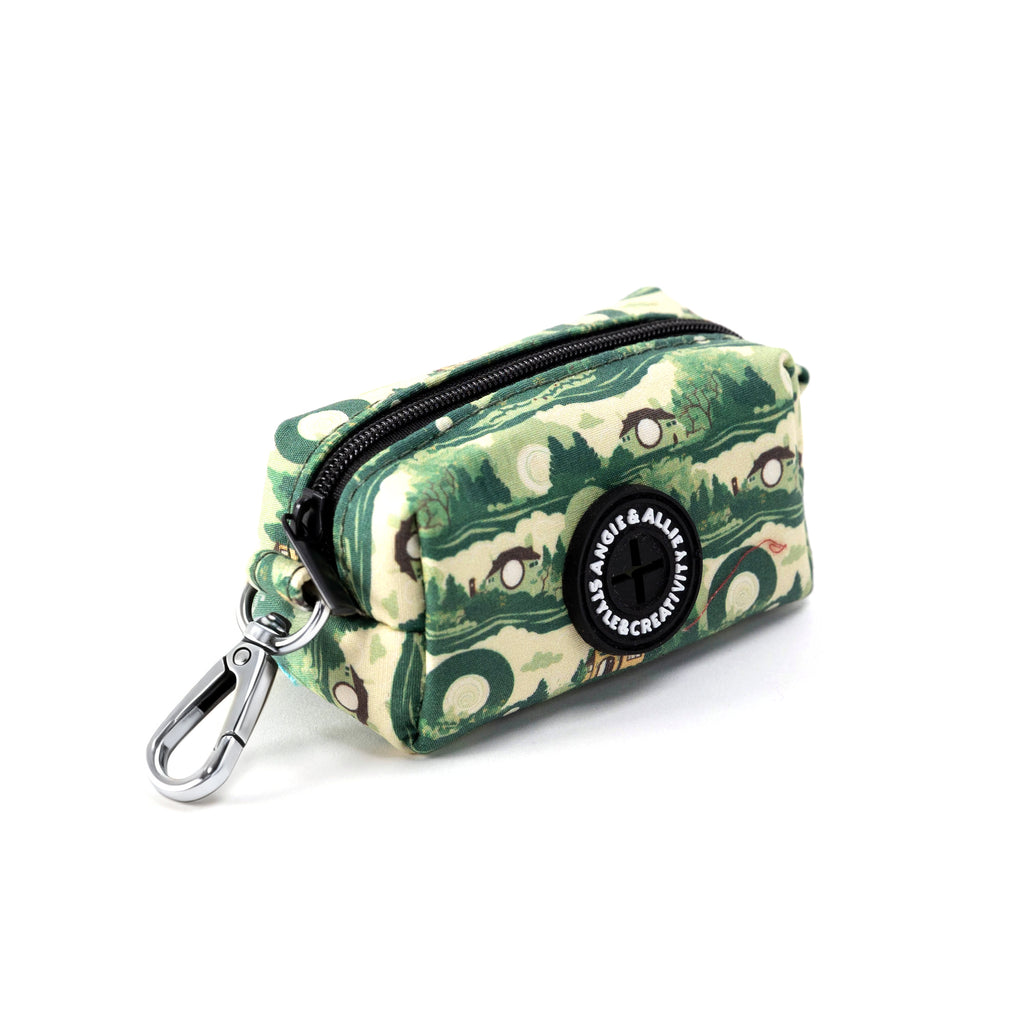 100% Cotton Dog Poop Bag Holder Silver   The Shire LOTR side