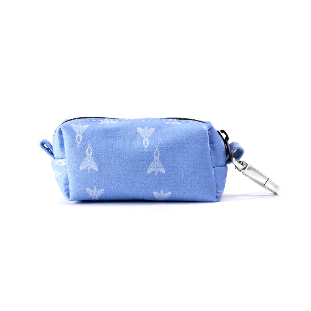 100% Cotton Dog Poop Bag Holder Silver   Arwin Evenstar LOTR back