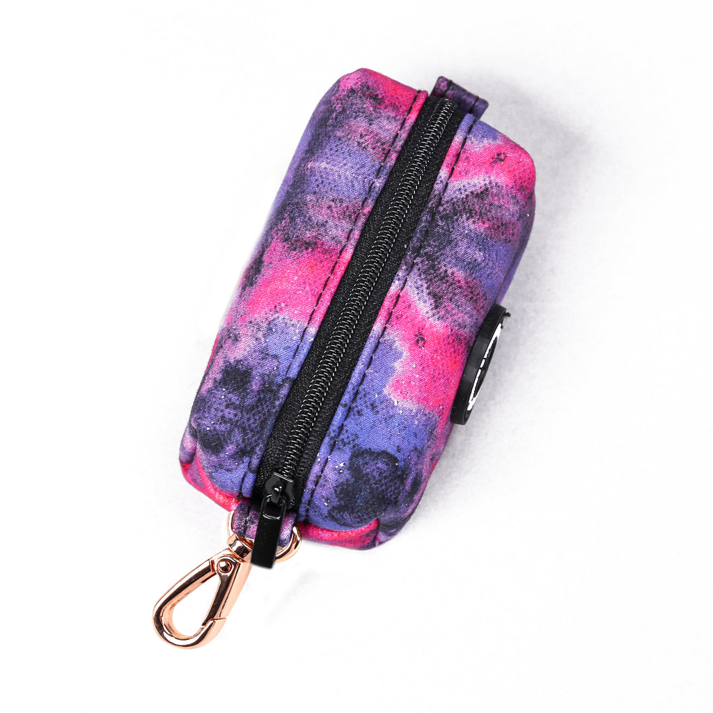 100% Cotton Dog Poop Bag Holder   Galaxy  top
