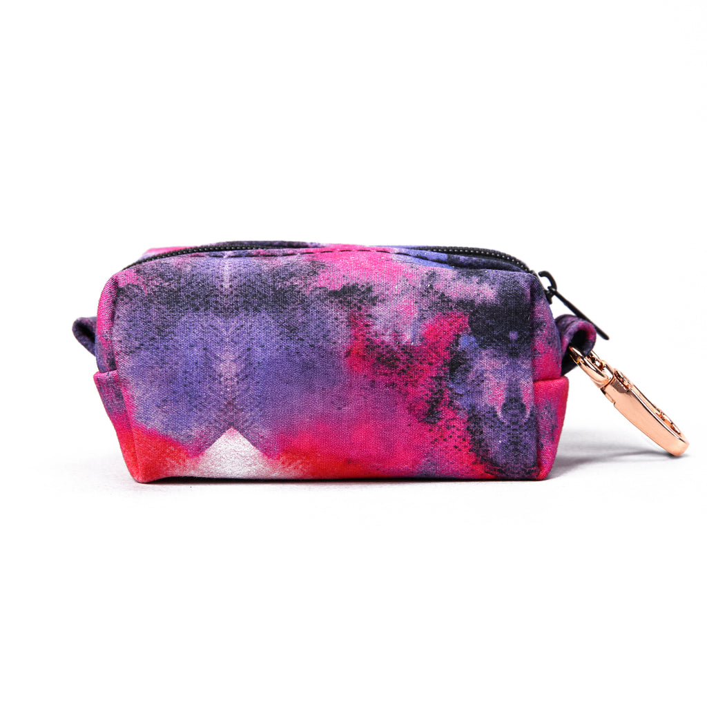 100% Cotton Dog Poop Bag Holder   Galaxy  back